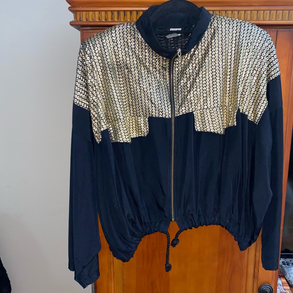 Vintage polyester windbreaker women’s large